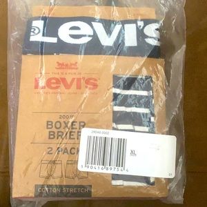 Xl two pack Levi boxer briefs